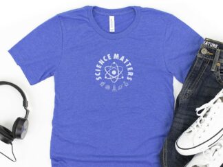 Science Matters tee (heather royal / adult)
