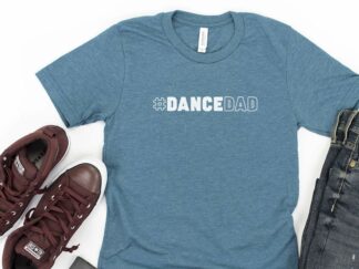 Dance Dad tee (heather teal / adult)