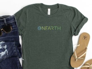 One Earth tee (heather forest / adult)