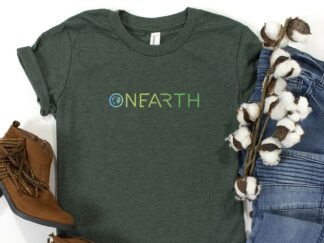 One Earth tee (heather forest / youth)