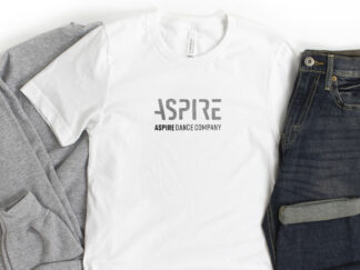 Aspire Logo tee (white / adult)