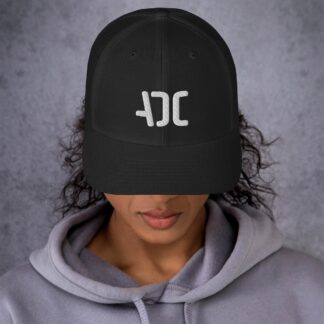 ADC retro trucker hat front black